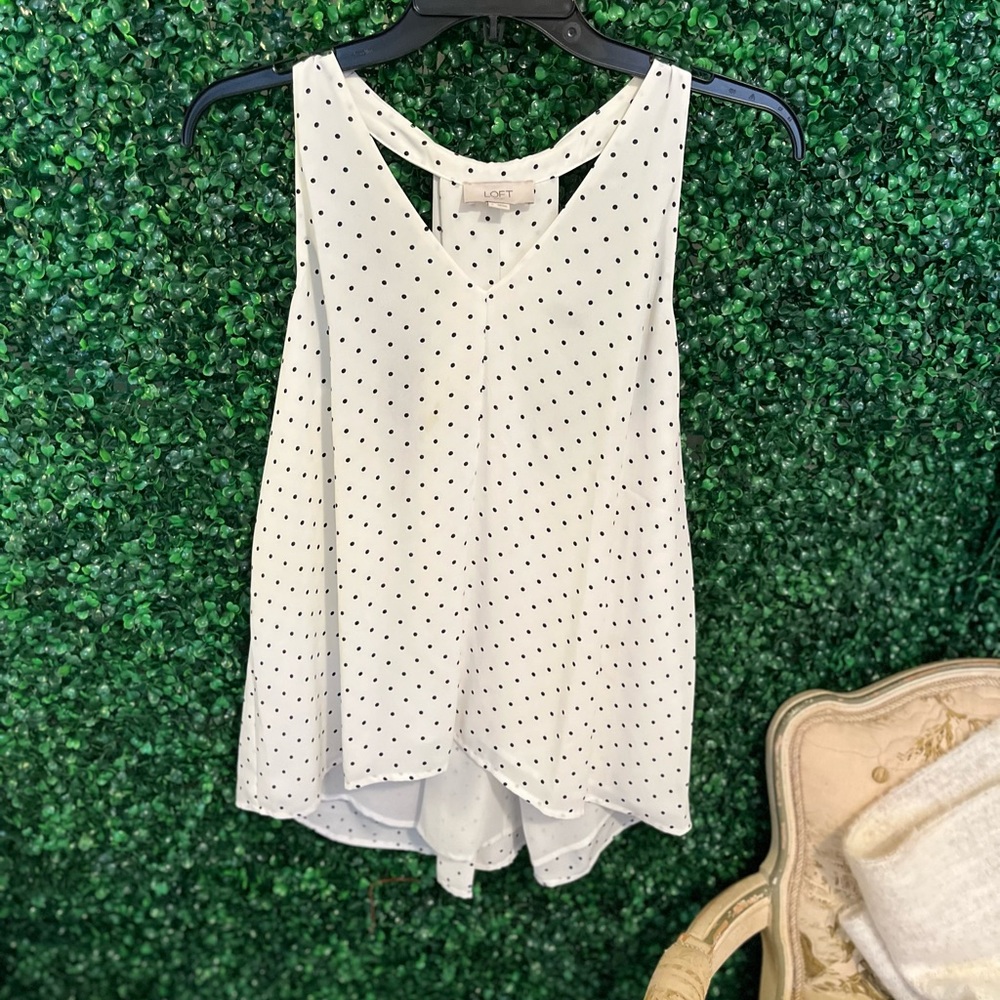 Loft V Neck tank top NWOT